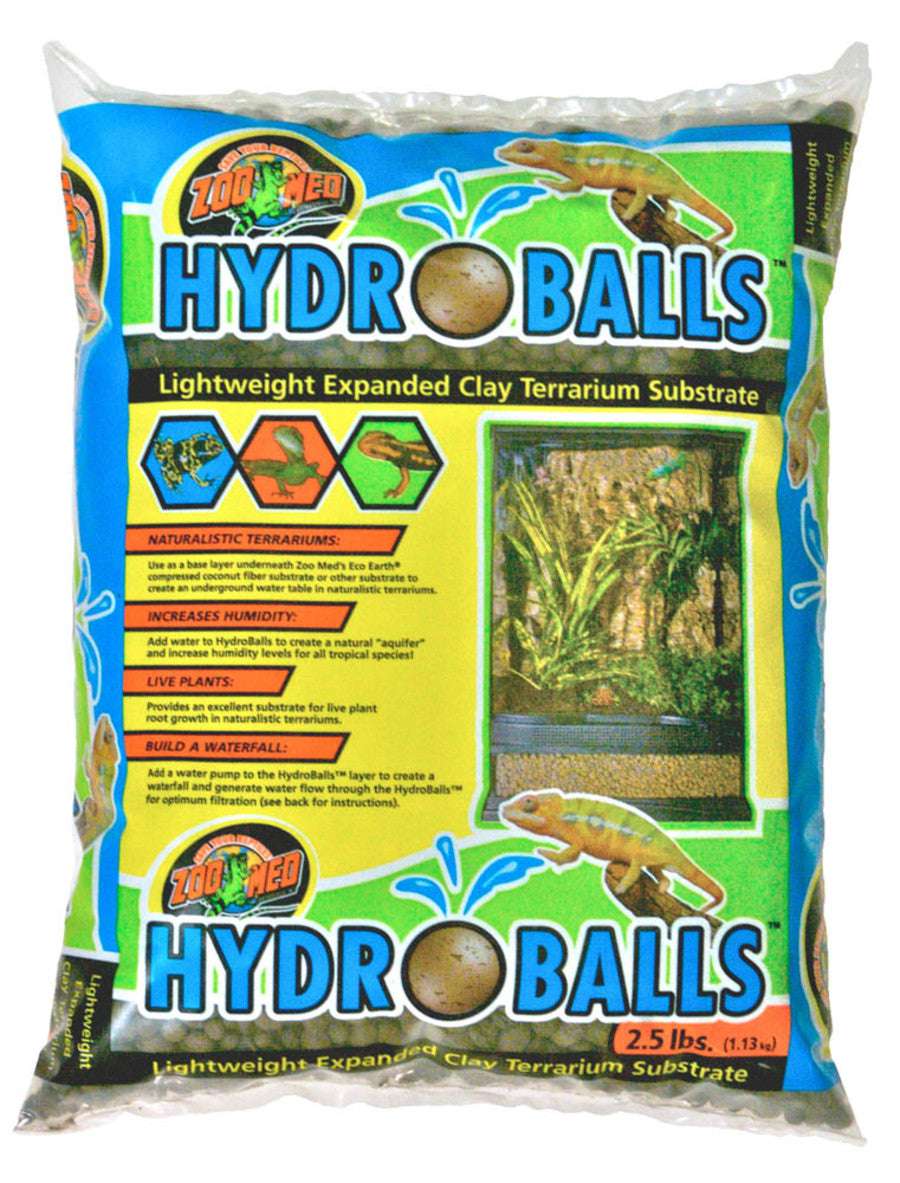 Zoo Med HydroBalls Expanded Clay Terrarium Substrate 2.5lb