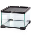 REPTIZOO - Mini Terrarium - Black - 8-1/2” x 8-1/2” x 6” (AK01B) - Reptile Deli Inc.