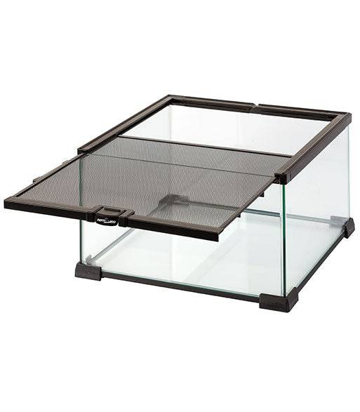 REPTIZOO - Mini Terrarium - Black - 12” x 12” x 8” (AK04B) - Reptile Deli Inc.