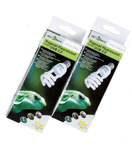 REPTIZOO - Lighting - UVB 5.0 Spiral Energy Saving Lamps 26W (CT5026) - Reptile Deli Inc.