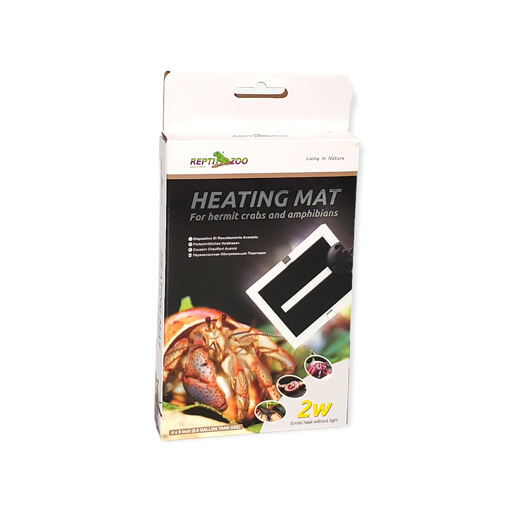 Reptizoo Deluxe Mini Heat Mat 5x4 2W (HM0102) - Reptile Deli Inc.